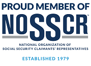 Proud Member of the National Organization of Social Security Claimants' Representatives